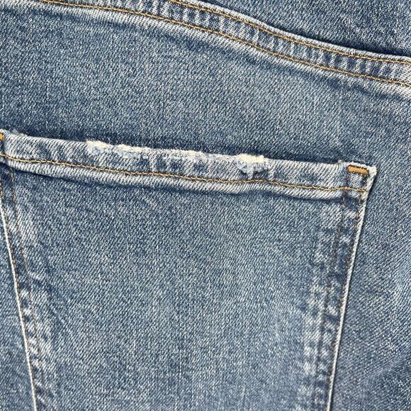 AGOLDE Riley High Rise Straight Crop Jeans – Frequency Wash Denim Size 30 - Picture 12 of 17